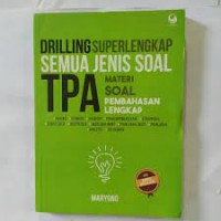 Image of DRILLING SUPER LENGKAP SEMUA JENIS SOAL TPA MATERI SOAL PEMBAHASAN LENGKAP