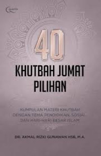 Image of 40 khutbah Jum'at pilihan
