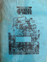 Image of Buku pedoman perbaikan Daihatsu 4 wheel drive