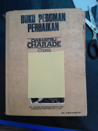 Image of Buku pedoman perbaikan Daihatsu Charade Chassis