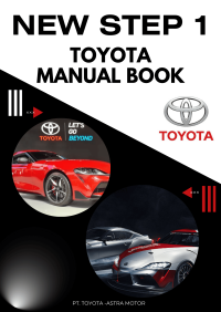 Image of New step 1 Toyota manual Book
