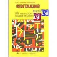 Image of ilmu bahasa indonesia sintaksis