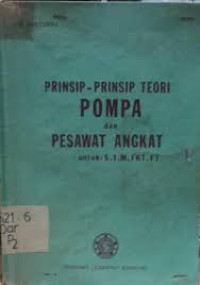 Image of Prinsip-Prinsip Teori POMPA dan Pesawat Angkat