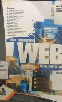 Image of Modul pemrograman web (html, php, dan msql/mariadb)